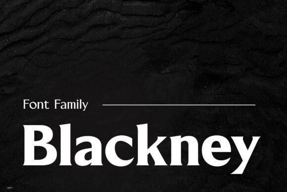 Blackney: The Serif Typeface Elevating Editorial Design and Brand Identity
