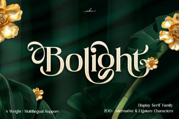 Bolight: The Modern Serif Typeface for Editorial Excellence