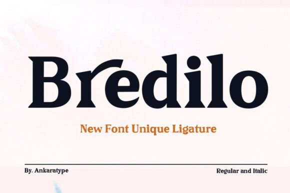 Bredilo: The Bold Serif Font for Modern Branding Projects