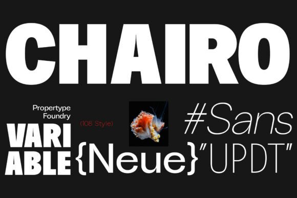 Chairo Neue Font: A Bold Typeface for Modern Web Design