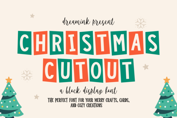 Christmas Cutout: The Perfect Typeface for Festive Branding