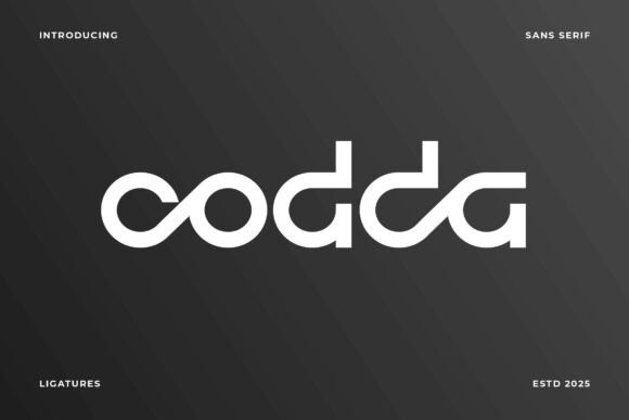 Codda: A Modern Sans Serif Typeface for Editorial Design