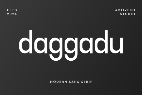 Daggadu: The Sans Serif Typeface That Elevates Small Business Branding