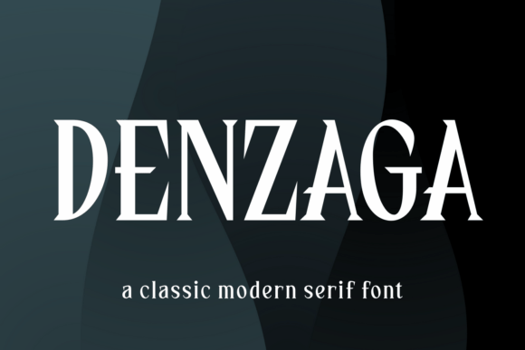 Denzaga: A Premium Serif Typeface for Modern Brand Identity
