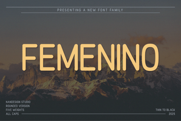 Femenino Rounded: A Modern Sans Serif for Bold Branding