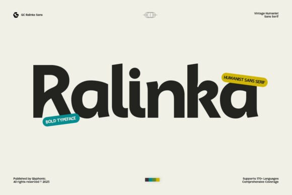 Gc Ralinka: The Modern Sans Serif Typeface for Editorial Design