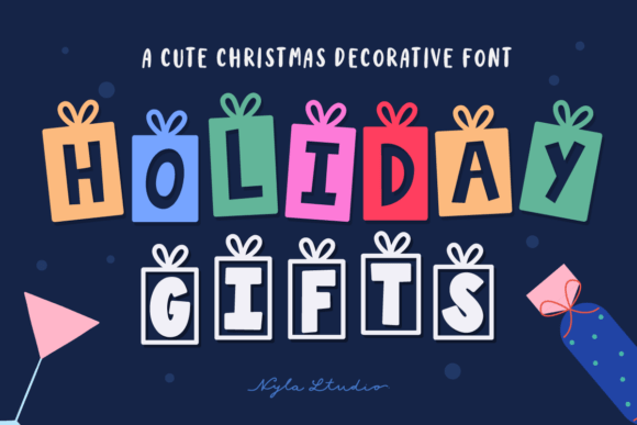 Holiday Gifts: The Decorative Typeface for Festive Campaigns