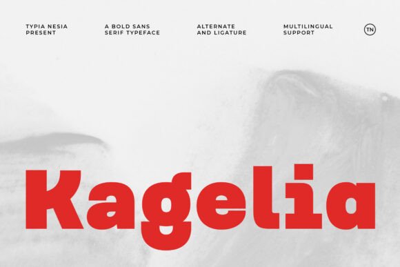 Kagelia: The Bold Sans Serif Font for Modern Craft Projects