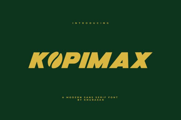 Kopimax: The Bold Sans Serif Typeface for High-Impact Campaigns