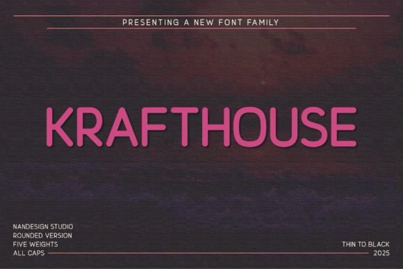 Krafthouse Rounded: The Modern Typeface for Clearer Campaigns