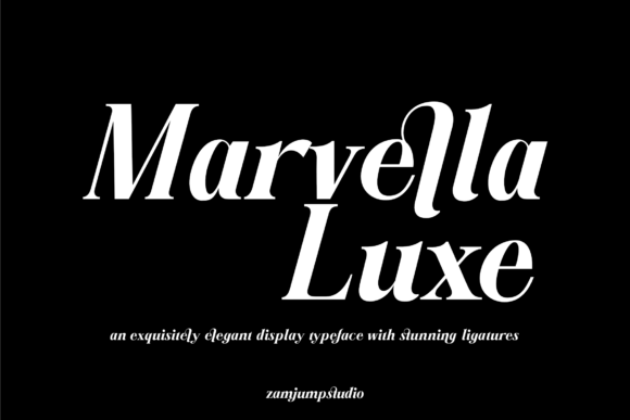 Marvella Luxe: The Serif Font Elevating Editorial Design