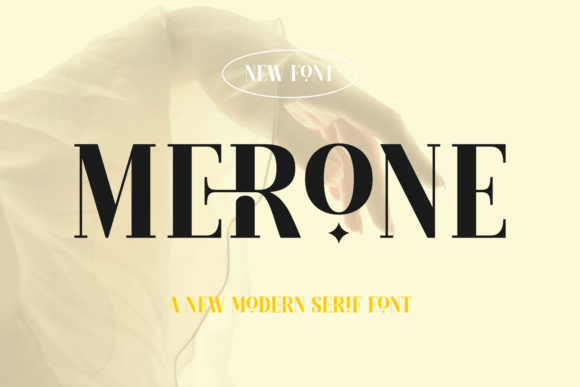Merone: A Modern Serif Typeface for Editorial Design