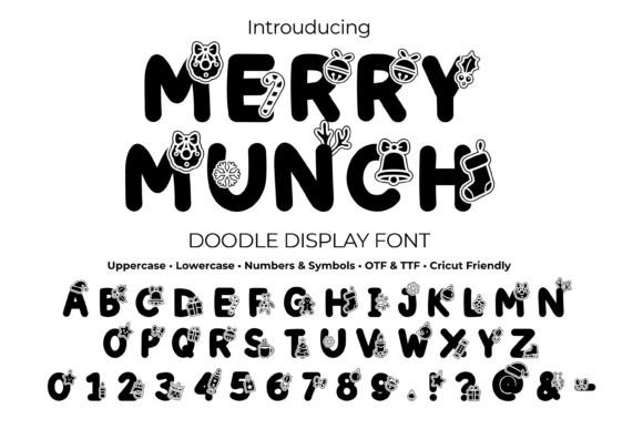Merrymunch: A Playful Typeface for Holiday Editorial Design