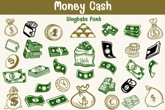 Money Cash: The Perfect Dingbats Typeface for High-Engagement Campaigns