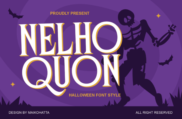 Nelho Quon: The Spooky Serif Font for Bold Campaigns