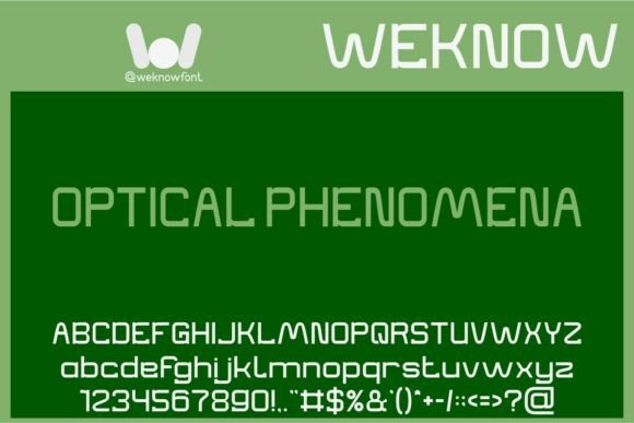 Optical Phenomena: The Futuristic Typeface for Modern Makers