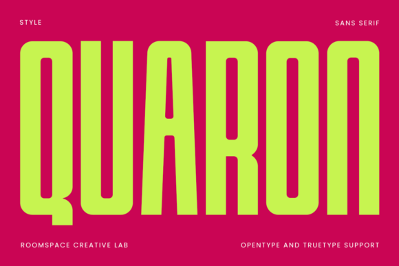 Quaron: The Bold Serif Font for Handmade Product Labels