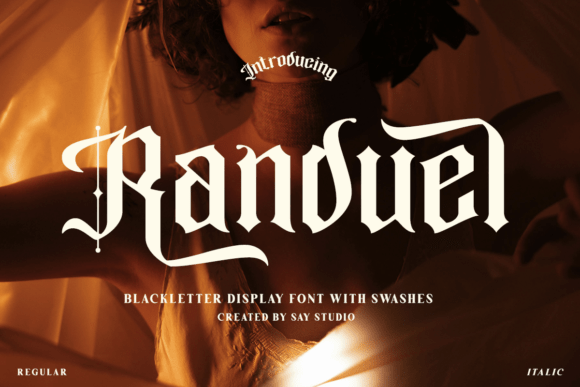 Randuel: The Bold Blackletter Typeface for Stronger Brand Identity