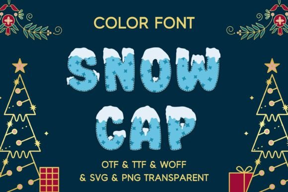 Snow Cap: The Festive Typeface That Brings Holiday Magic to Your Crafts