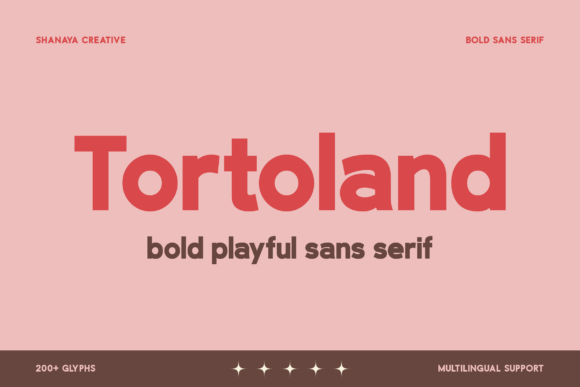 Tortoland: The Bold Sans Serif Typeface for Modern Brand Identity