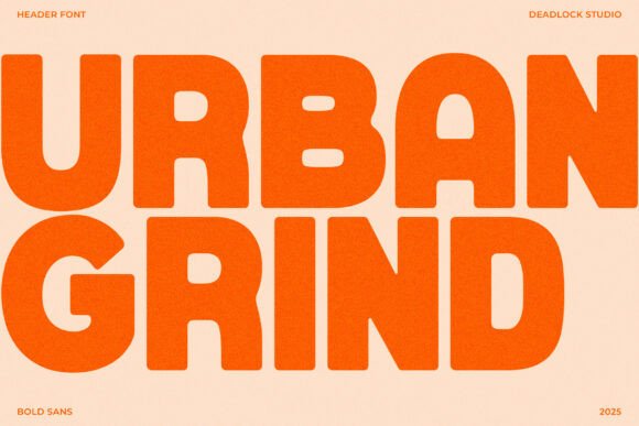 Urban Grind: The Bold Sans Serif Typeface for High-Impact Campaigns