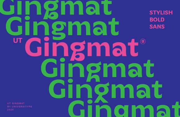 Ut Gingmat: A Bold Geometric Sans Serif for Modern Branding