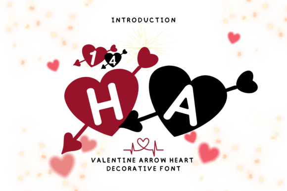 Valentine Arrow Heart: The Romantic Font for Your Brand