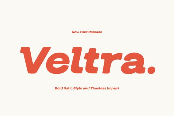 Veltra: The Bold Sans Serif Typeface for Modern Crafters
