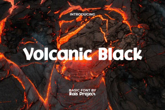 Volcanicblack: The Modern Typeface for Scroll-Stopping Campaigns