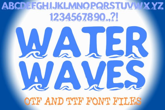 Water Waves: The Creative Typeface That Elevates Campaign Visuals