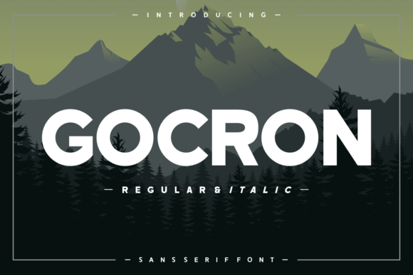 Why Gocron is the Best Sans Serif Font for Modern Branding