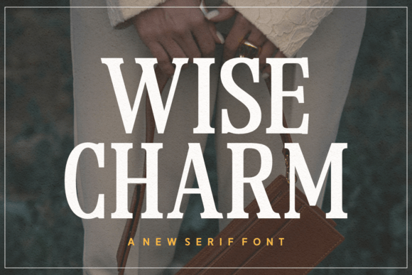 Wise Charm: The Serif Typeface That Elevates Small Business Branding